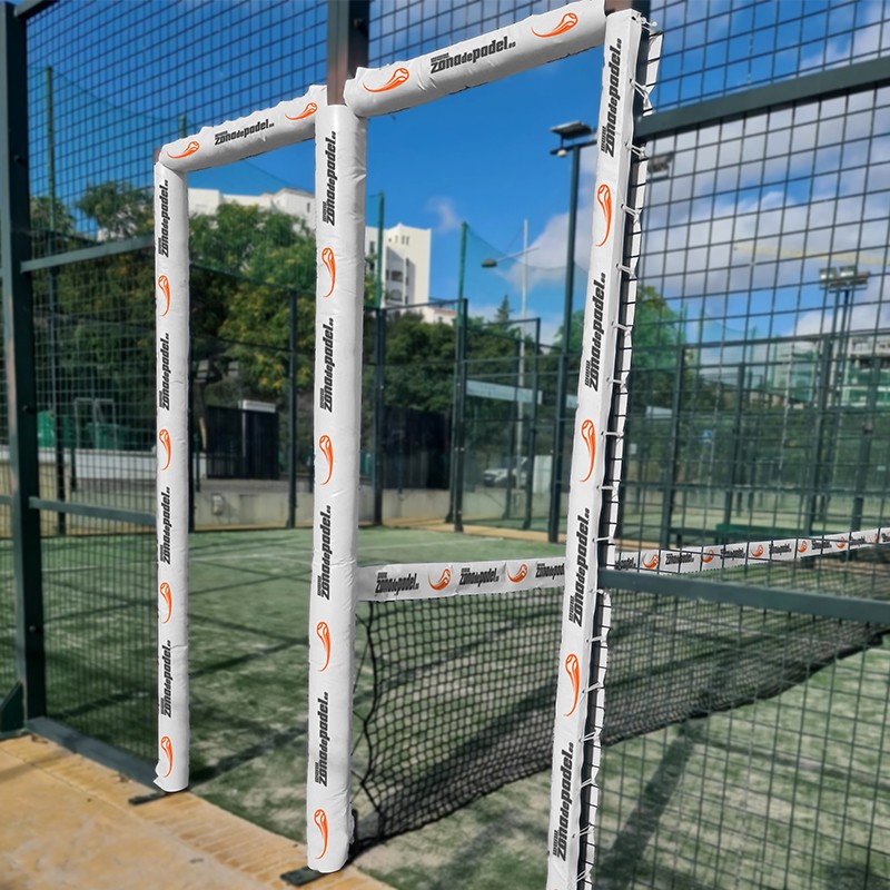 Padel court door protector with 2 spaces