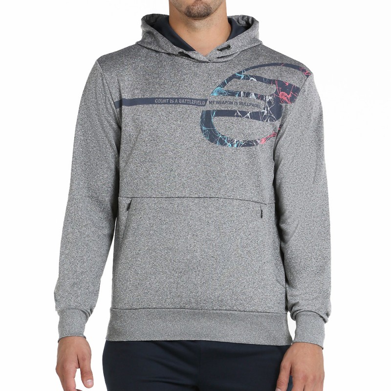 Bullpadel Baiona medium gray marl sweatshirt