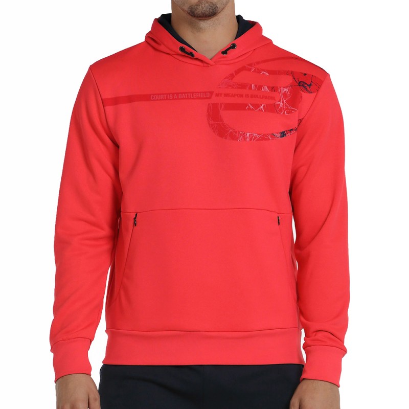 Bullpadel Baiona raspberry sweatshirt