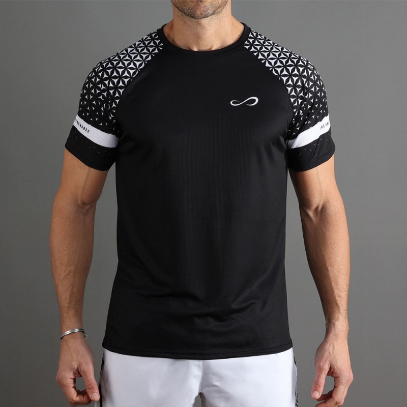 Endless Feisty Geo Black White T-shirt