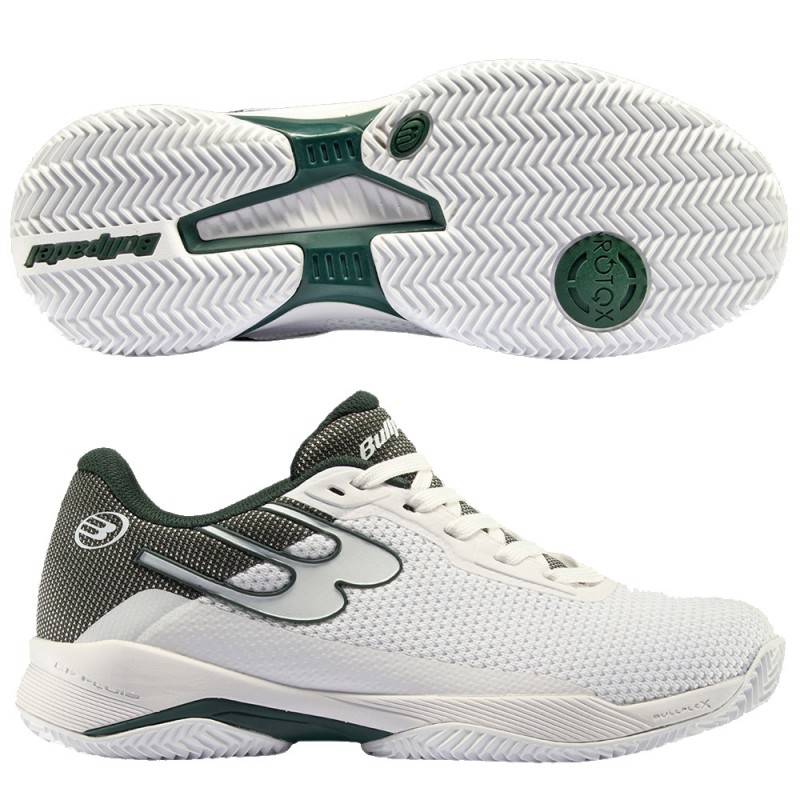 Bullpadel Performance Grip 24I white green 2024 padel shoes