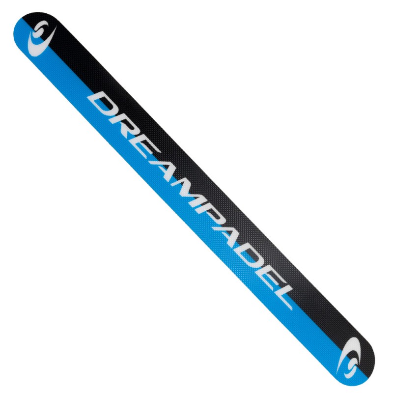 Protector Dreampadel logo stripes black blue