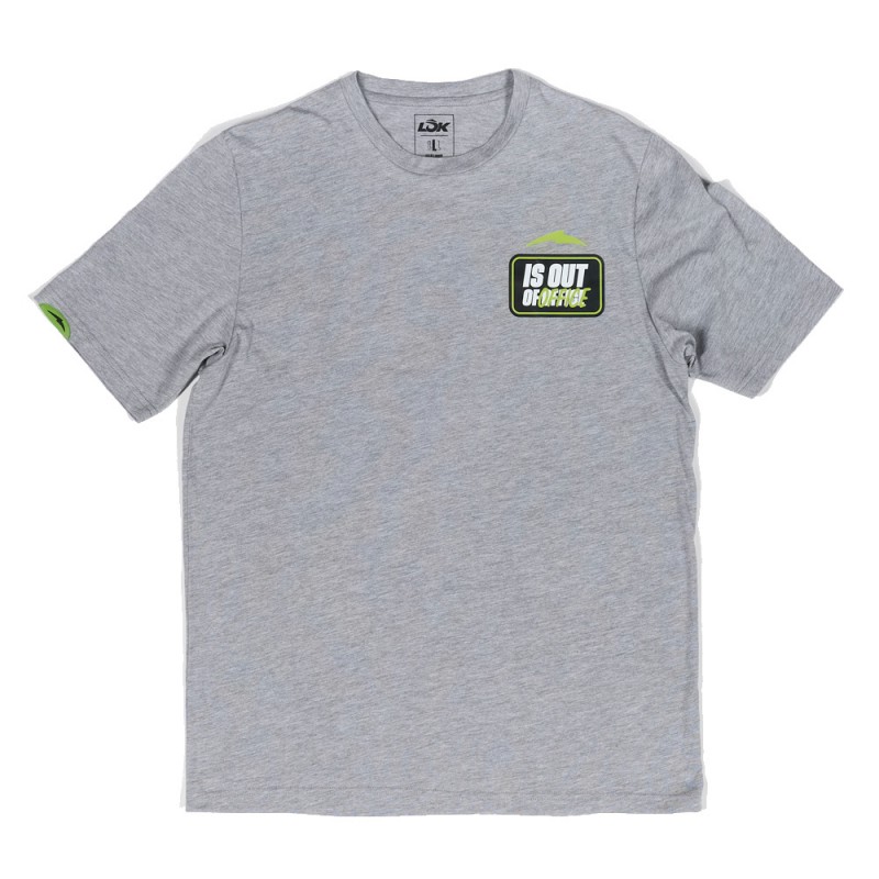 T-shirt Lok Out Of Office By Mr. M grey