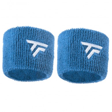 Wristbands Tecnifibre Light Blue x2