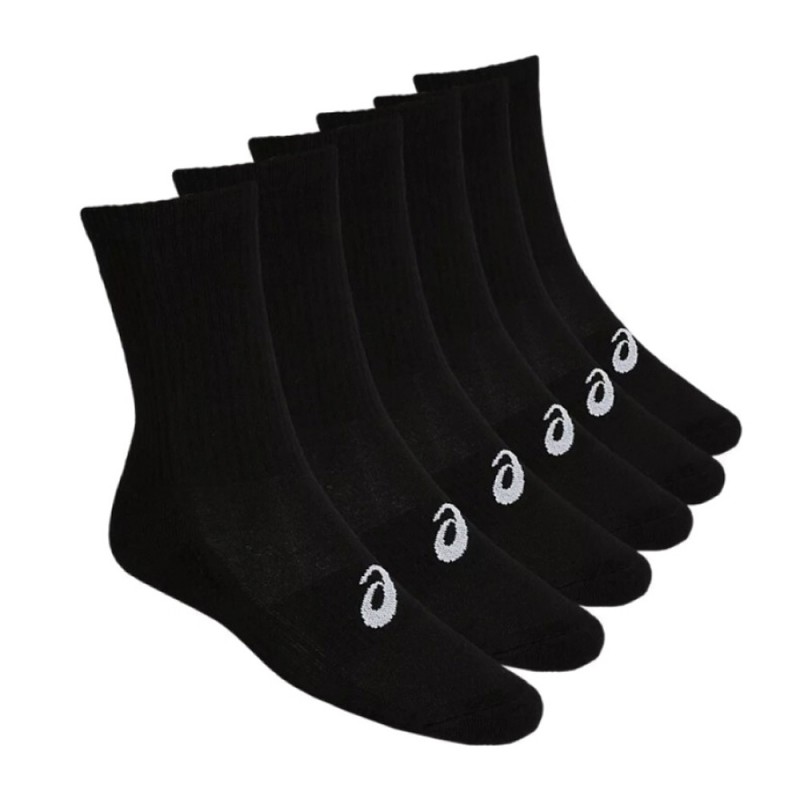 socks Asics 6PPK Crew black