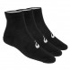 Socks Asics 3PPK Quarter black