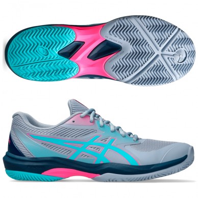 Asics Game FF grey blue energy aqua 2025 padel shoes