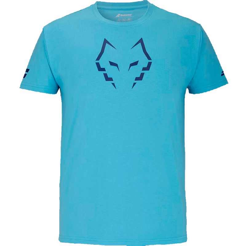 T-shirt Babolat Cotton Tee Lebrón Cyan Blue