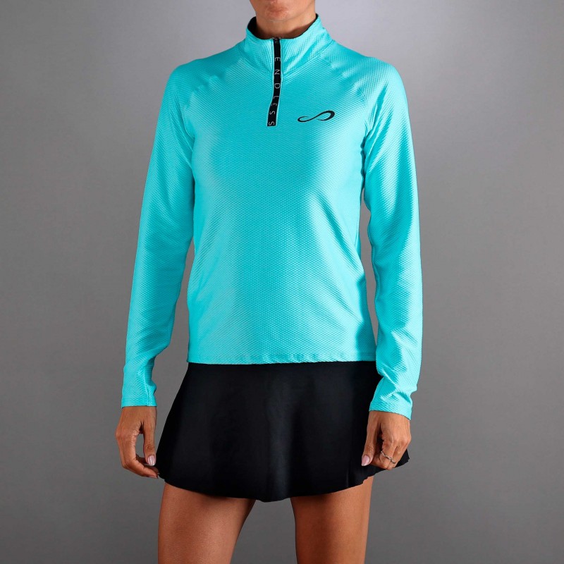 Sweatshirt Endless Kirsch Iconic Aqua