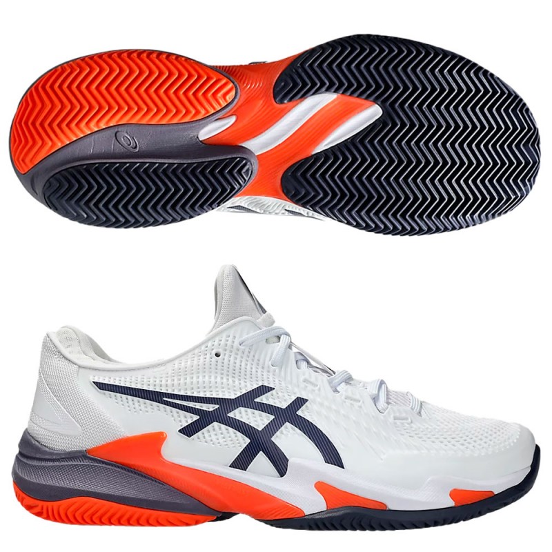 Asics Court FF 3 Clay white greyish purple 2025 Padel shoes