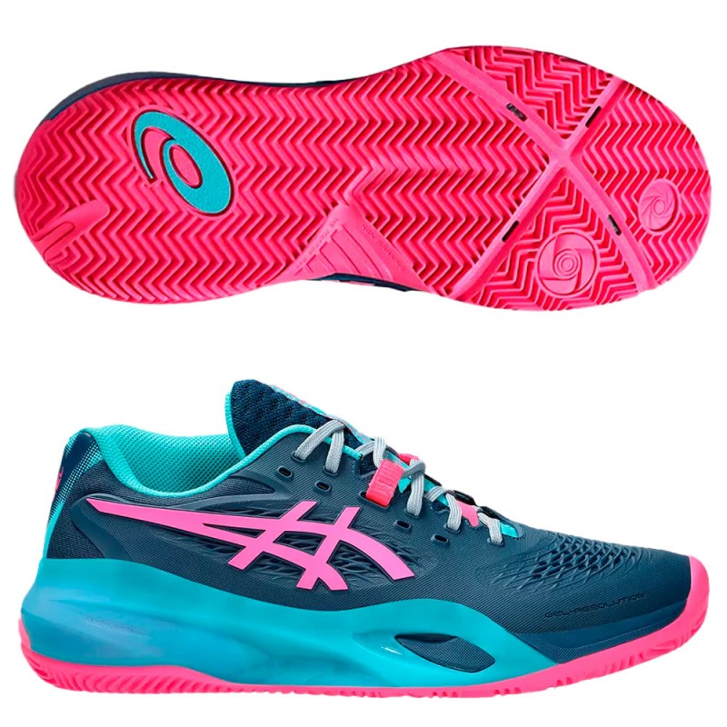 Asics Gel Resolution X Padel mako blue hot pink 2025 Padel Shoes