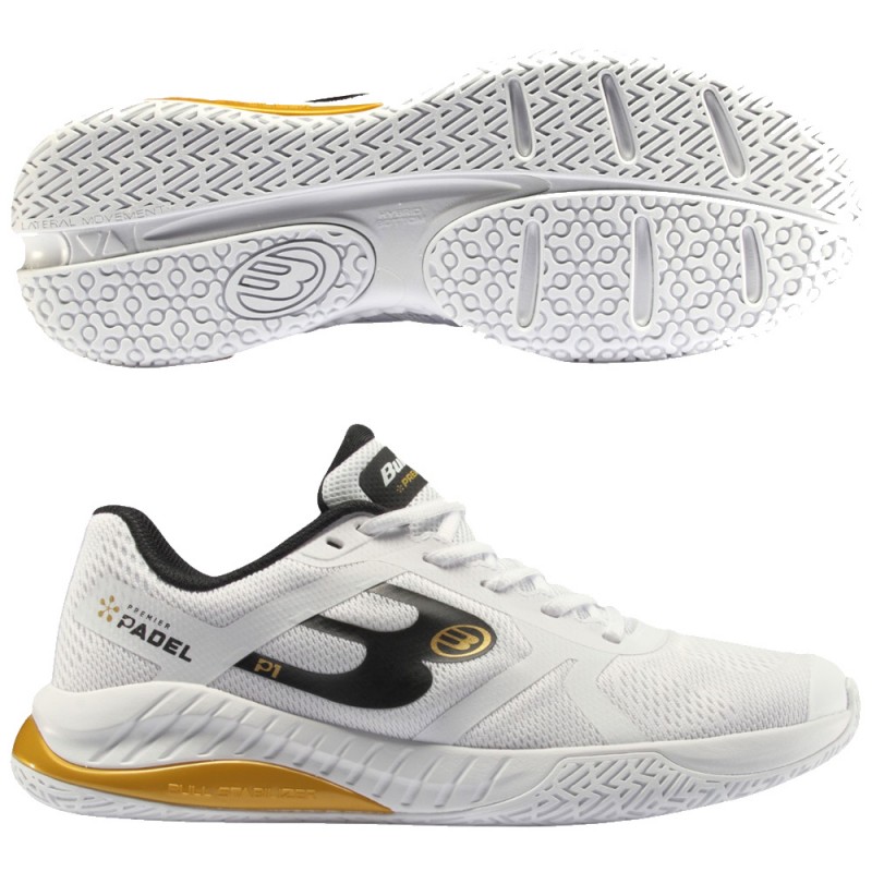 Bullpadel Premier P1 White 2025 Padel Shoes