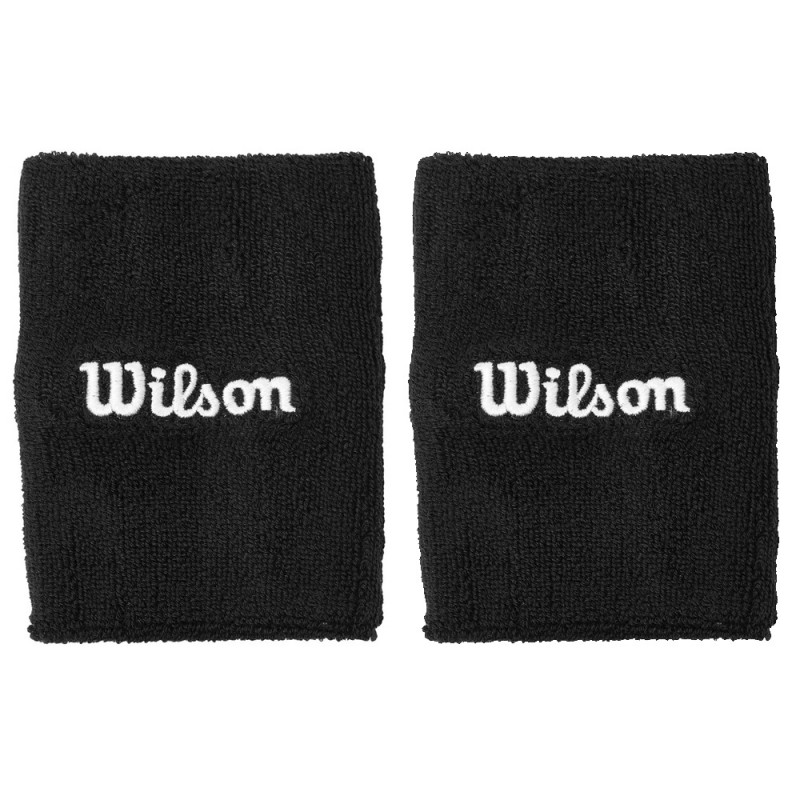 Wristbands Wilson U Wide Terry Black