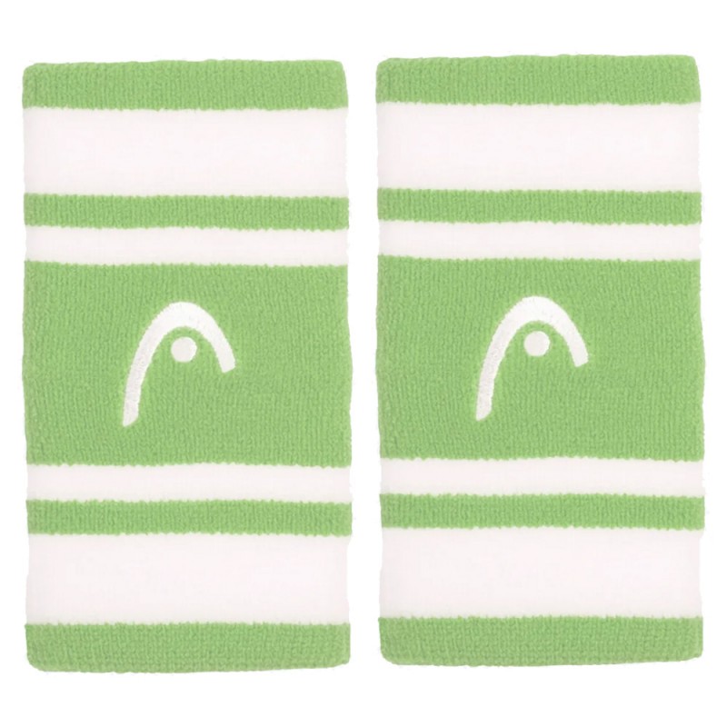 Wristbands Head Striped 5 Green White