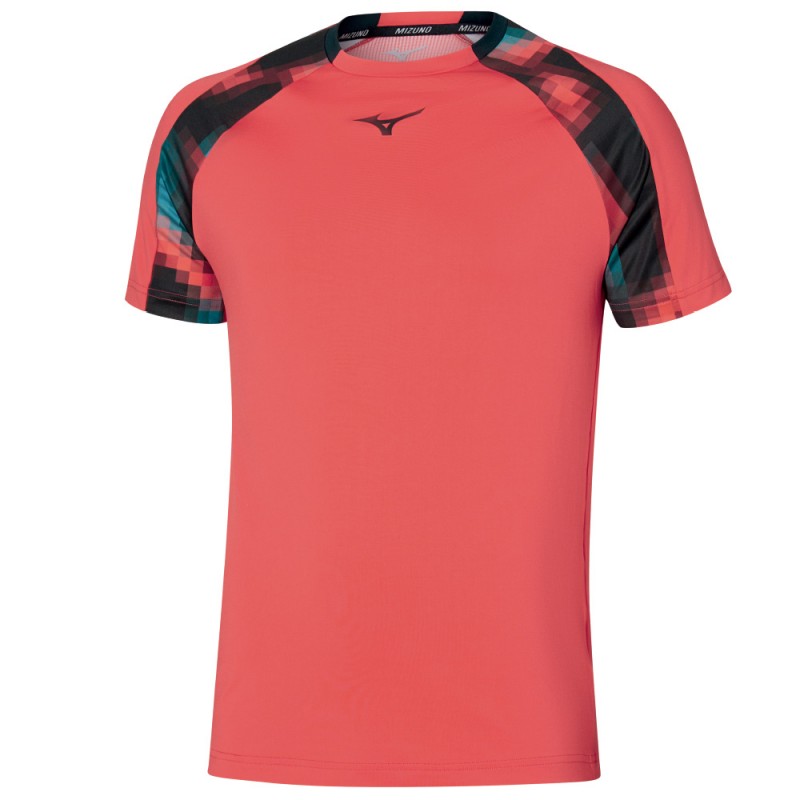 T-shirt Mizuno Tennis Shadow Tee red