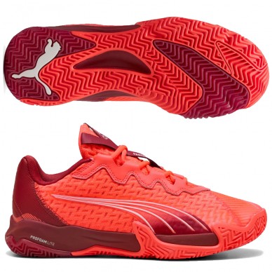 Puma Nova Elite dark red crimson 2025 Padel Shoes
