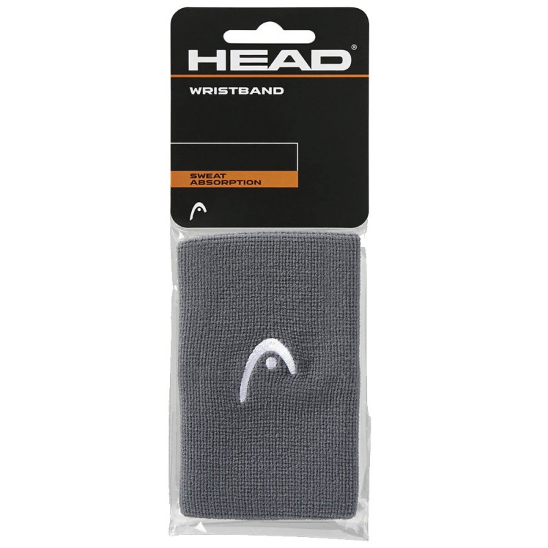 Wristbands Head 5" Dark Grey