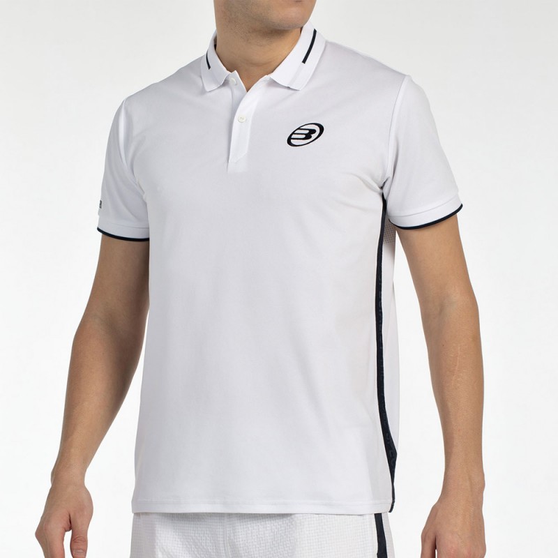 Polo Bullpadel Leiro White Black