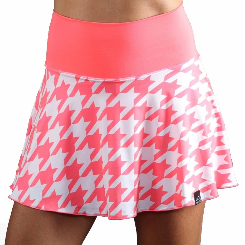 Skirt Endless Lux II houndstooth pink