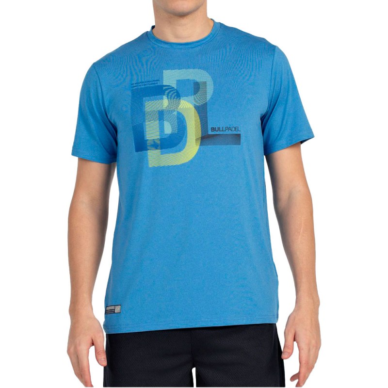 T-shirt Bullpadel Bebas blue