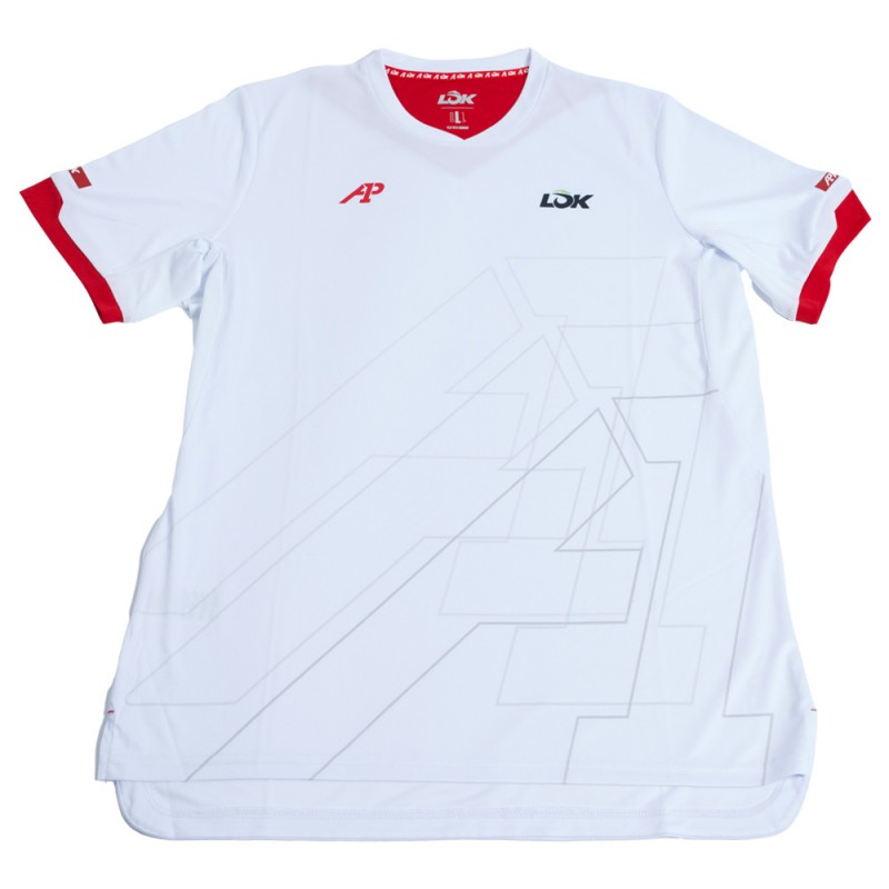 T-shirt Lok Pikes A1Padel white