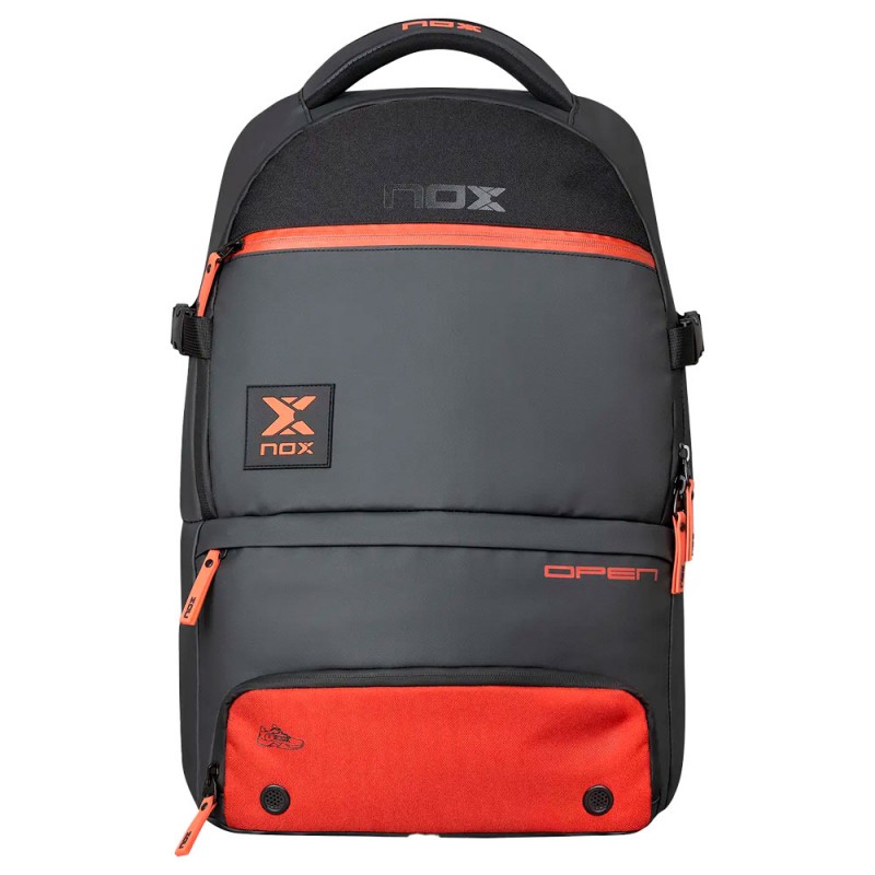 Nox Luxury Open Series red black backpack