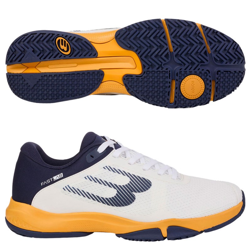 Bullpadel Hybrid Fly 25I white orange 2025 Padel Shoes