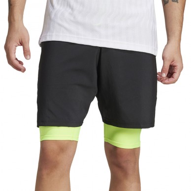 Short Adidas Club 2IN1 black yellow
