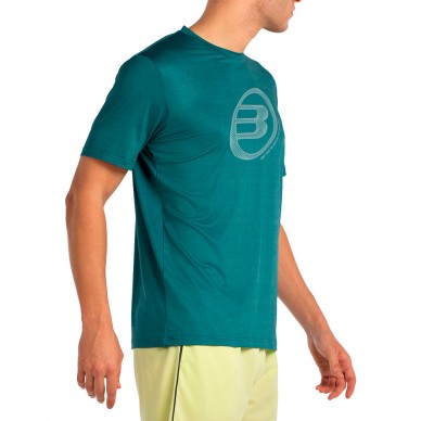 T-shirt Bullpadel Lande dark green vigore