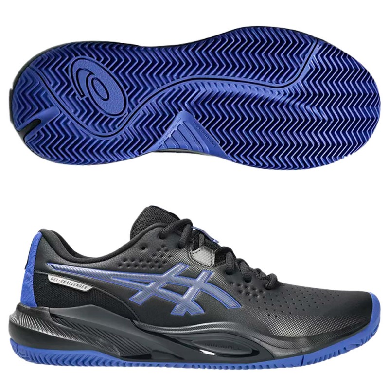 Asics Gel Challenger 15 Clay black dark cobalt 2025 padel shoes