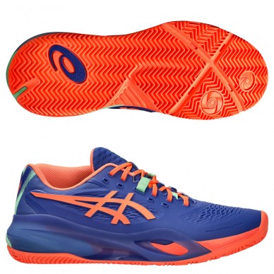 Asics Gel Resolution X Padel dark cobalt vivid coral 2025 Padel Shoes