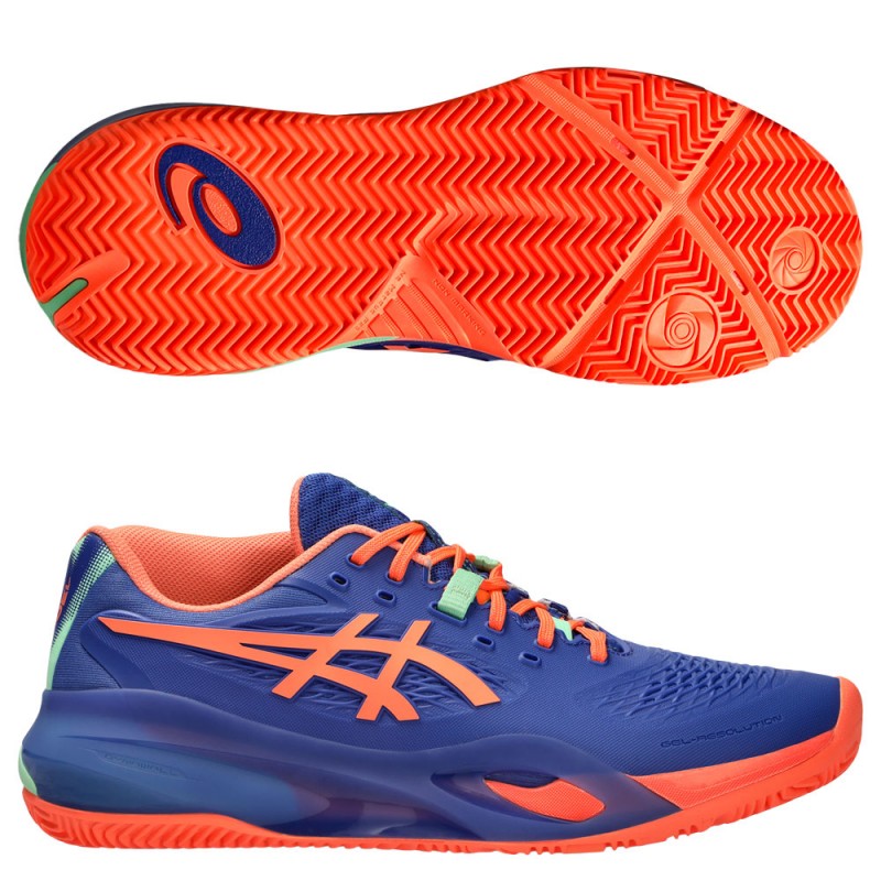 Asics Gel Resolution X Padel dark cobalt vivid coral 2025 Padel Shoes