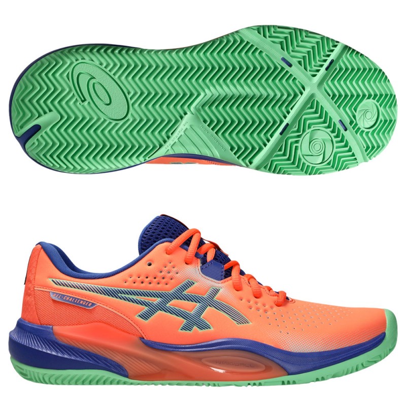 Asics Gel Challenger 15 Padel vivid coral dark cobalt 2025 padel shoes