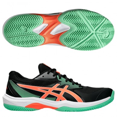 Asics Game FF Padel black vivid coral 2025 Padel Shoes