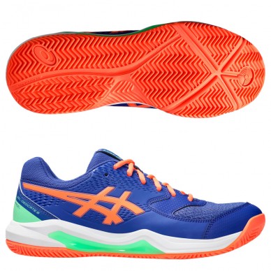 Asics Gel Dedicate 8 Padel dark cobalt vivid coral 2025 Padel Shoes