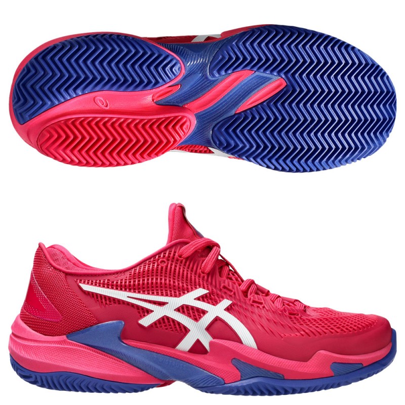 Asics Court FF3 Clay bright rose white 2025 Padel Shoes