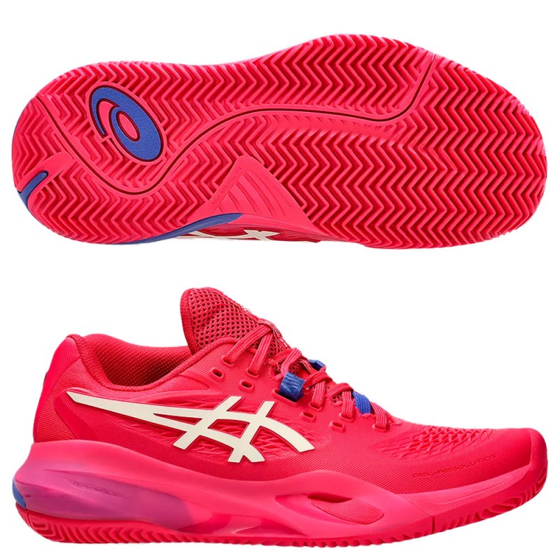 Asics Gel Resolution X Clay bright rose cream 2025 Padel Shoes