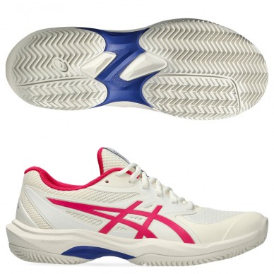 Asics Game FF Clay cream bright rose 2025 Padel Shoes