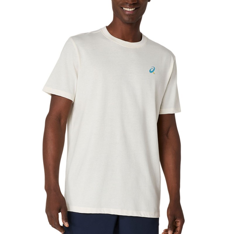 T-shirt Asics Court Graphics SS Top cream