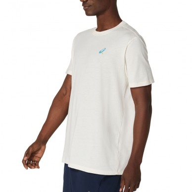 T-shirt Asics Court Graphics SS Top cream