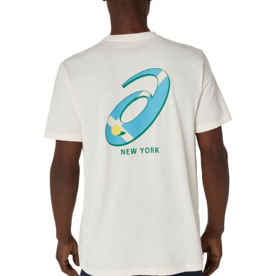 T-shirt Asics Court Graphics SS Top cream