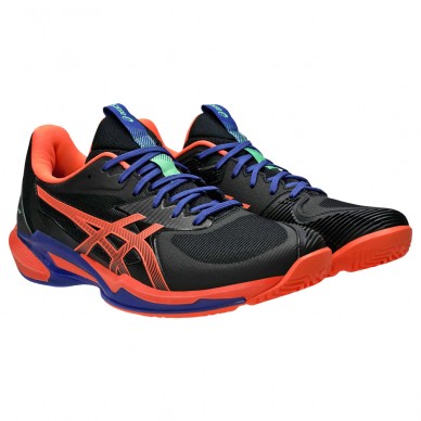 Asics Solution Speed FF3 Padel black vivid coral 2025 Padel Shoes