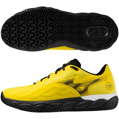 Mizuno Wave Enforce Court Padel vibrant yellow 2025 Padel Shoes