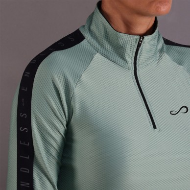 Sweatshirt Endless Kirsch Iconic II in forest green
