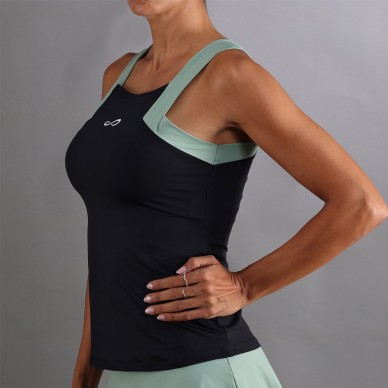 T-shirt Endless Breeze black forest green