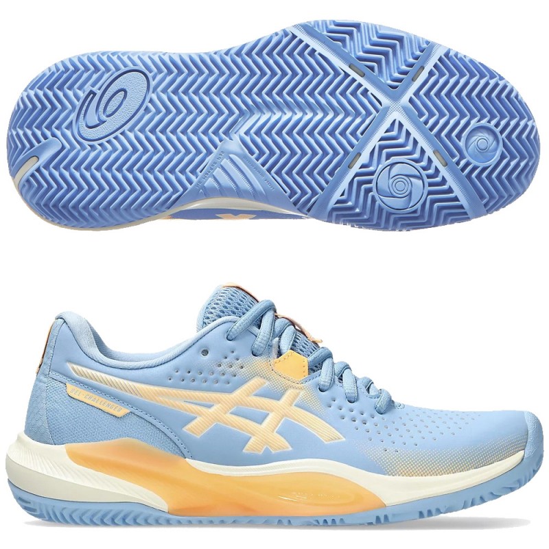 Asics Gel Challenger 15 Padel stone wash orange glow 2025 Padel Shoes