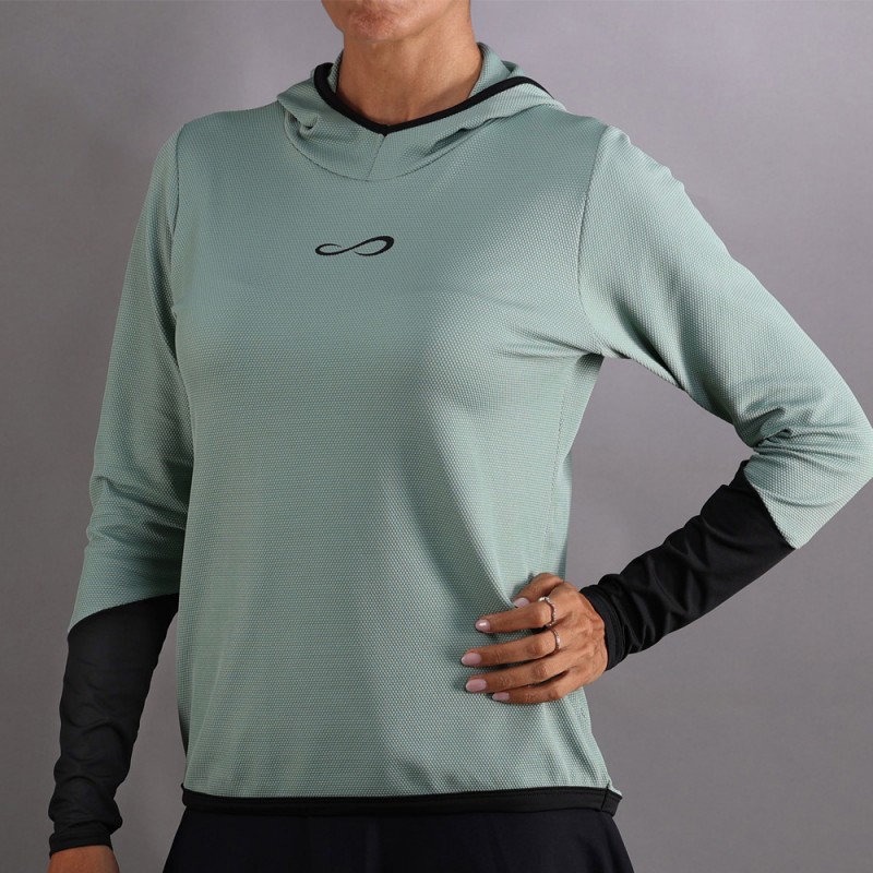 sweatshirt Endless Breath Line green forest