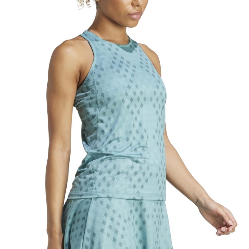 T-shirt Adidas Club Graph teal green