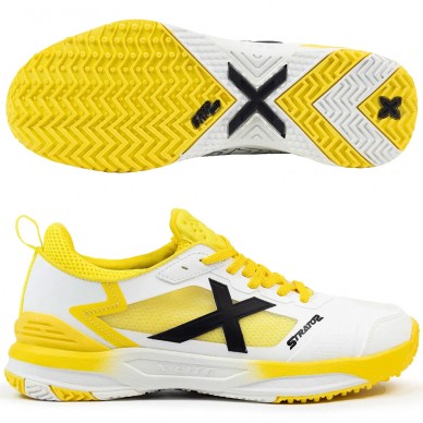 Munich Stratos Padel 27 white yellow 2025 Padel Shoes