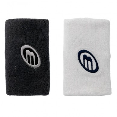 Wristbands Bullpadel BPMU254I White Black